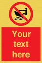 PL7394: Custom No personal water craft