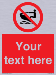 PL7394: Custom No personal water craft
