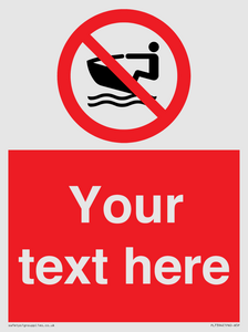 PL7394: Custom No personal water craft