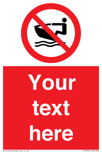 PL7394: Custom No personal water craft