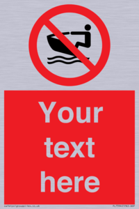 PL7394: Custom No personal water craft