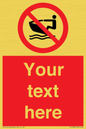 PL7394: Custom No personal water craft