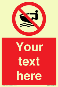 PL7394: Custom No personal water craft