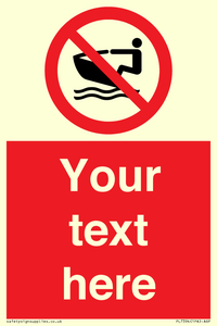 PL7394: Custom No personal water craft