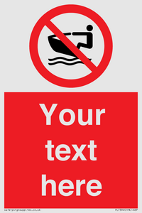 PL7394: Custom No personal water craft