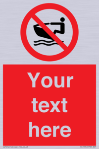 PL7394: Custom No personal water craft