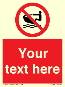 PL7394: Custom No personal water craft