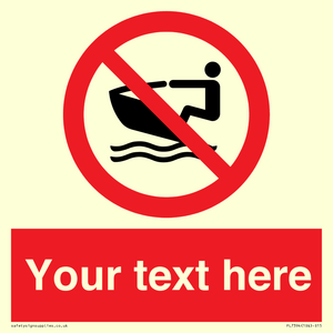 PL7394: Custom No personal water craft