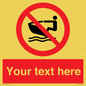 PL7394: Custom No personal water craft