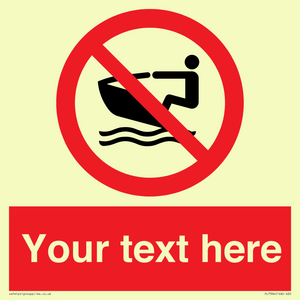 PL7394: Custom No personal water craft