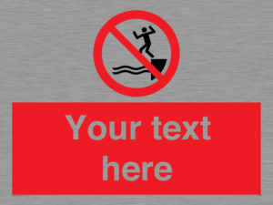 PL7398: Custom No jumping into water