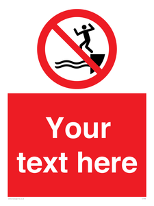 PL7398: Custom No jumping into water