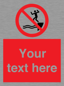 PL7398: Custom No jumping into water