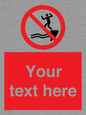 PL7398: Custom No jumping into water