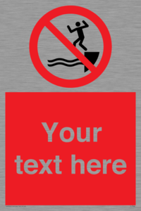 PL7398: Custom No jumping into water