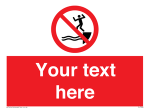 PL7398: Custom No jumping into water