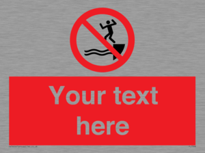 PL7398: Custom No jumping into water