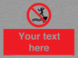 PL7398: Custom No jumping into water