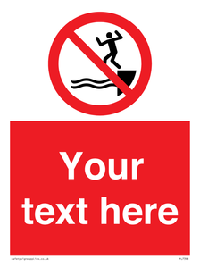 PL7398: Custom No jumping into water