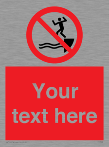 PL7398: Custom No jumping into water