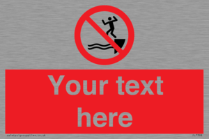 PL7398: Custom No jumping into water