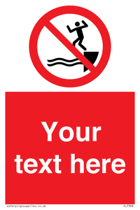 PL7398: Custom No jumping into water