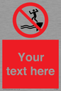 PL7398: Custom No jumping into water