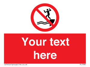 PL7398: Custom No jumping into water