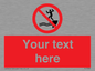 PL7398: Custom No jumping into water