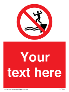 PL7398: Custom No jumping into water