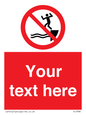 PL7398: Custom No jumping into water
