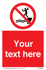 PL7398: Custom No jumping into water