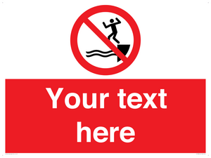 PL7398: Custom No jumping into water