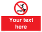 PL7398: Custom No jumping into water