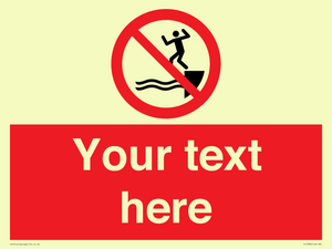 PL7398: Custom No jumping into water