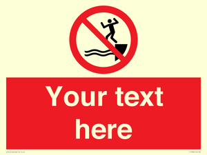 PL7398: Custom No jumping into water