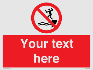 PL7398: Custom No jumping into water
