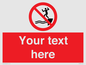 PL7398: Custom No jumping into water