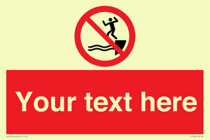 PL7398: Custom No jumping into water