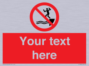 PL7398: Custom No jumping into water