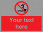 PL7398: Custom No jumping into water