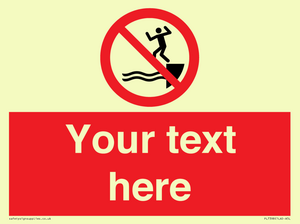 PL7398: Custom No jumping into water