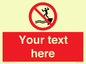PL7398: Custom No jumping into water
