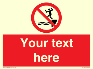 PL7398: Custom No jumping into water