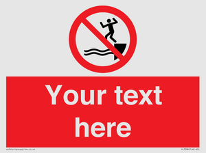 PL7398: Custom No jumping into water