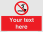 PL7398: Custom No jumping into water
