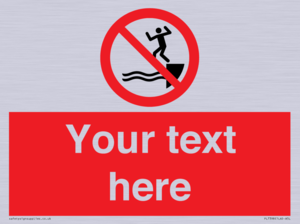 PL7398: Custom No jumping into water