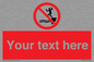 PL7398: Custom No jumping into water