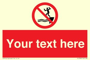 PL7398: Custom No jumping into water