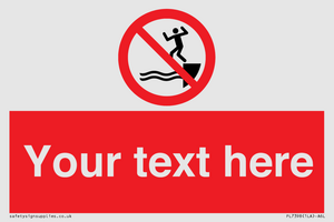 PL7398: Custom No jumping into water